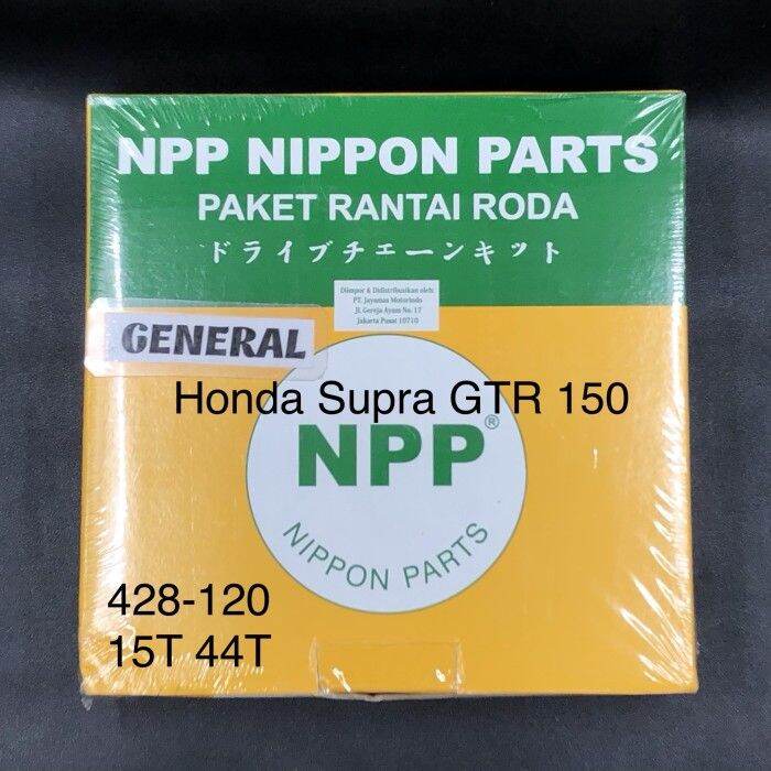 Gearset NPP Honda Supra GTR 150 Sonic 150 Gear Set Girset Paket Rantai Lazada Indonesia