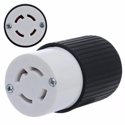 Bokali 1 ชิ้นใหม่ 30 แอมป์ NEMA L14-30R บิดล็อค 4-Wire ไฟฟ้าหญิงเสียบ RECEPTACLE