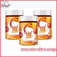 NEW C VIT ME นิว ซีวิทมี วิตามินซีชงดื่ม วิตซีส้มเลือด วิตซีสด [ขนาด 200 กรัม ] [3 กระปุก]