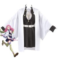 【COD】Japan Anime Demon Slayer Kimetsu no Yaiba Kanroji Mitsuri Cosplay Costume Complete Outfit