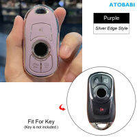 HushdgTPU ฝาครอบกุญแจรถสมาร์ท Keyless รีโมทคอนล Fob Case Protector อุปกรณ์เสริมสำหรับรถยนต์สำหรับ Buick Envision Encore 2017 2018 2019 2020Kouh