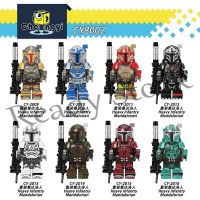 【hot sale】 ✘⊙✲ B02 [Min Order: 8pcs] /Star Wars Reloaded The Mandalorian Building Blocks Minifigure Model Small Particle Insert Doll Toy