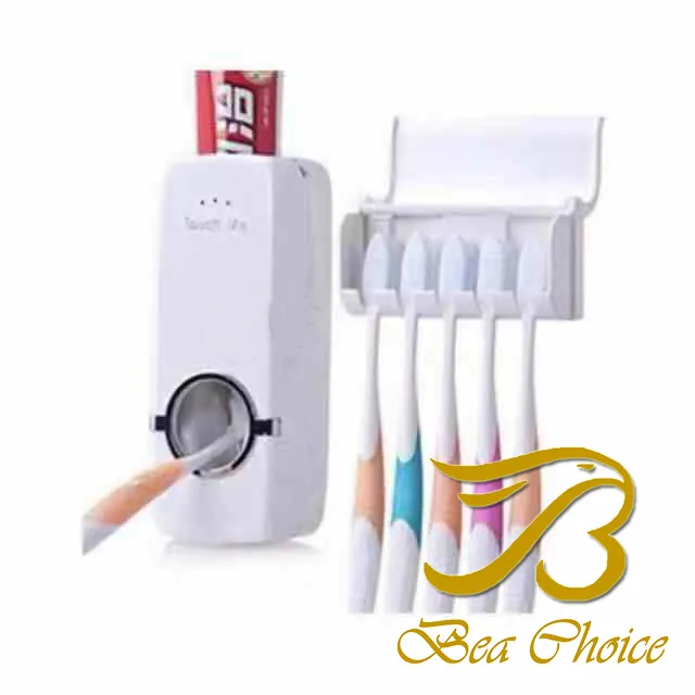 Toothpaste Dispenser With Toothbrush Holder Lazada PH