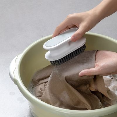 Sikat penggosok sepatu pakaian cucian lembut berkualitas sikat pembersih mudah digenggam sikat pembersih rumah tangga