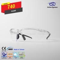 แว่นตานิรภัย แบรนด์ Action Eyewear รุ่น 740 (กันฝ้า 100%) เลนส์ใส - ฟรีซองใส่แว่น