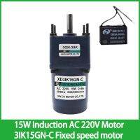 【YF】✽♨▨  15W Induction 220V Motor 3IK15GN-C Fixed speed Reducer Single-Phase Miniature Slow Speed Engine