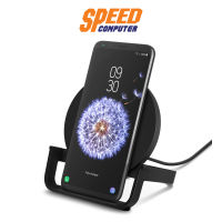 (ไวเรสชาร์จ) BELKIN BOOST↑UP™ Bold Wireless Charging Stand 10W with QC3.0 USB Wall Charger and 4 Feet Micro-USB Cable - Black * 2 Flat Pin and CEW BY SPEEDCOM