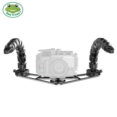 Diving Camera Housing Handle Tray Set 360° Arm Bracket Handheld Stabilizer For Camera Underwater Photography Accessory