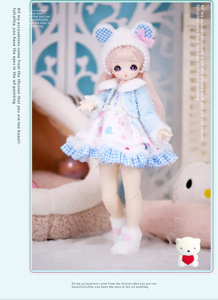 DOLLS DREAMFAIRY1ST GERAÇÃO14 BJD Anime Style Doll De 16 Polegadas Doll  Junto De Bola Conjunto Completo Inclui Roupas De Roupas Kawaii Para Meninas  MSD 230427 De $412,79