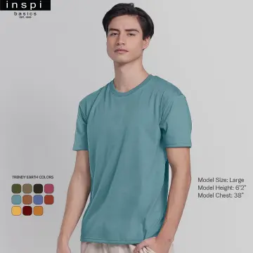 Infinitee Plain Tshirt Warm Colors Rust Cardinal Mustard Basic Casual  Cotton Shirt T Shirt Tees Tops The New