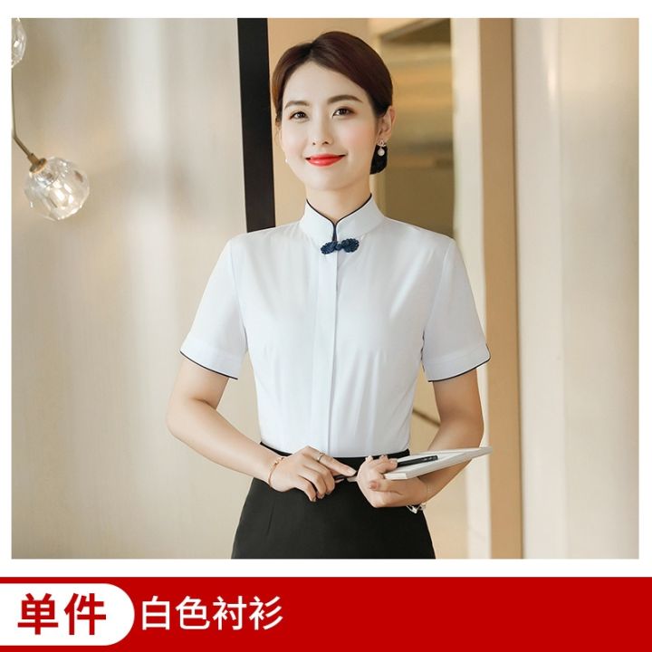 professional-white-shirt-girl-spring-and-summer-with-short-sleeves-jacket-the-hotel-receptionist-chinese-style-restaurants-and-beauty-at-the-front-desk-work-clothes