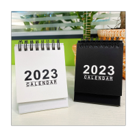 10Pcs 2023 Runs From Now Until December 2023 Desk Calendar 105X76Mm Small Standing Desk Calendars for Gifts White