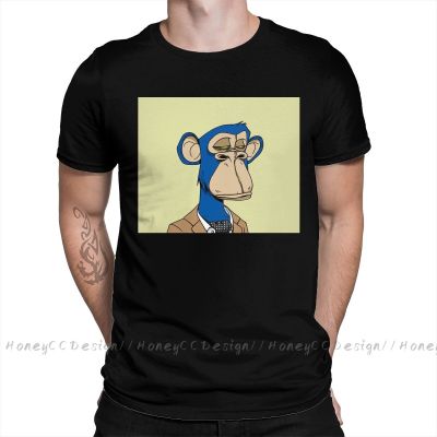 Bayc Ntf Bored Ape Nft Print Cotton T-Shirt Camiseta Hombre For Men Fashion Streetwear Shirt Gift