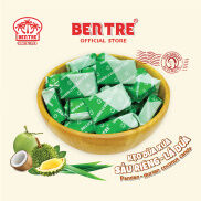 Kẹo Dừa Xưa vị Sầu riêng Lá dứa chính hiệu Bến Tre Bà Hai Tỏ 300g, 500g