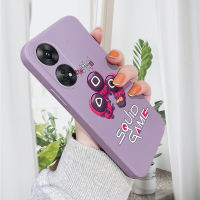 เคส PMP สำหรับ OPPO Reno8 T Oppo Reno8 T 5G เคสโทรศัพท์ลายการ์ตูนสุดน่ารักสำหรับตัดสินปลาหมึกปลอกซิลิโคนของเหลวทรงสี่เหลี่ยมของแท้เคสป้องกันทนแรงกระแทกกล้องคลุมทั้งหมด