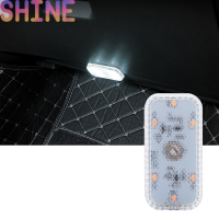 Shine รถ LED ไฟสัมผัสไร้สายภายในแสงอัตโนมัติหลังคาเพดานอ่านโคมไฟสำหรับประตูเท้า Trunk Storage BOX USB CHARGING