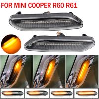 For BMW MINI COOPER R60 R61 COUNTRYMAN PACEMAN Dynamic scroll flashing LED Side Marker Indicator Lamp Turn Signal Fender Lights