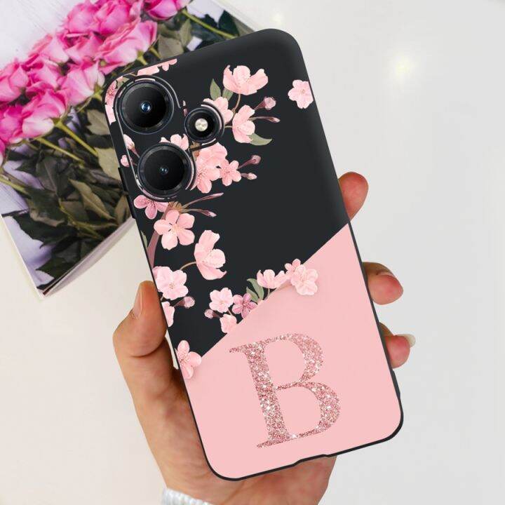เคสสำหรับ-infinix-hot-30i-hot-30-i-nfc-ลายตัวอักษรหรูหราเคสสีดำซิลิโคนนิ่มแบบมืออาชีพสำหรับ-infinix-ฝา-x669-hot30i