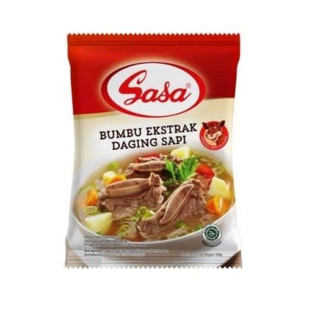 Kaldu Sapi Sasa Bumbu Ekstrak Daging Sapi 250 Gram Micin Vetsin MSG ...