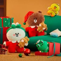 SEOULR | LINE FRIENDS WITH minini HOLIDAY STANDING DOLL ตุ๊กตา (สินค้าลิขสิทธิ์แท้)