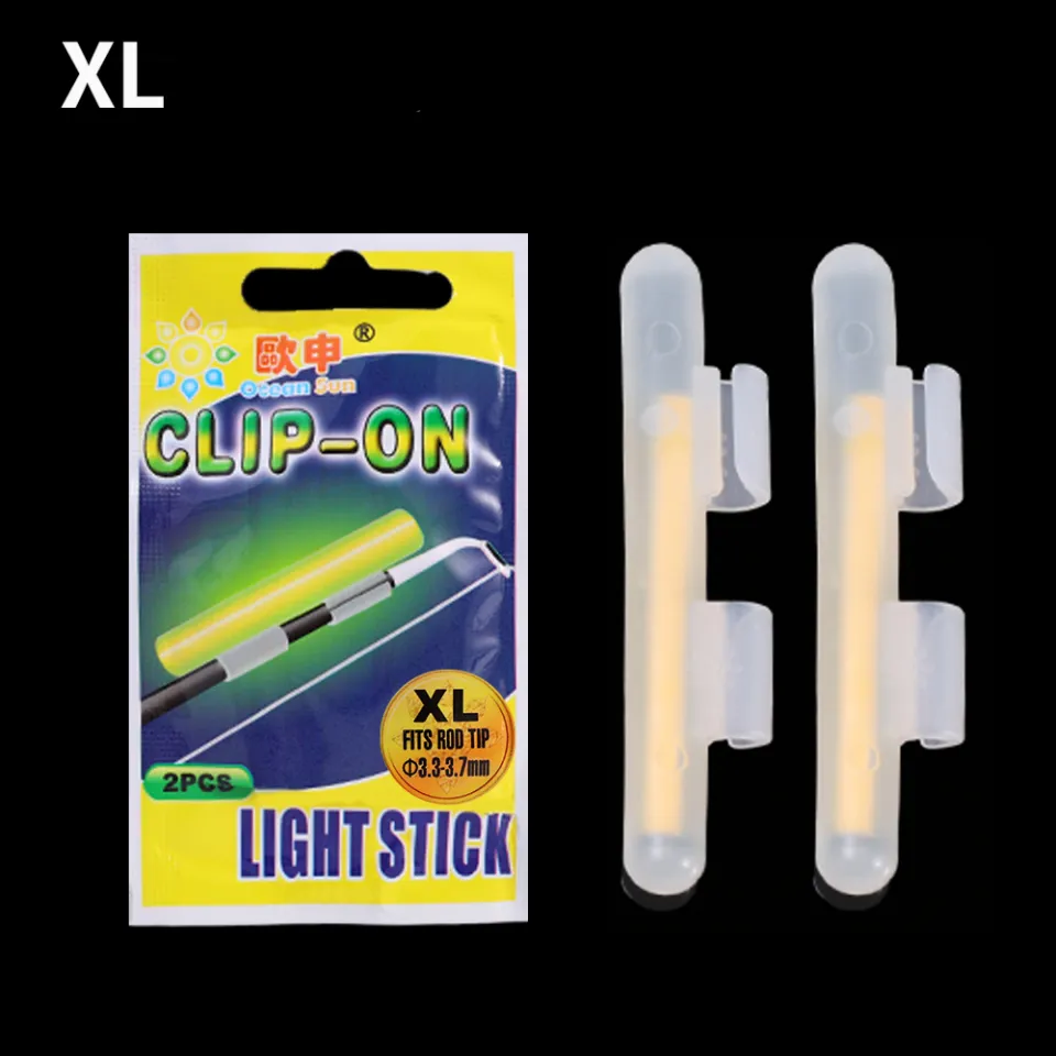 Fishing Glow Sticks for Fishing Pole Fishing Rod Tip Light