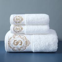 2022 New High-grade 100 Cotton Luxury Towels Bathroom Face Bath Towel Set Soft Five Star Hotel Towel adults Serviette 80x160cm