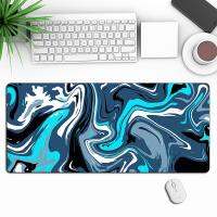 【lz】№♈☞  90x30cm fluindo cor abstrata menina mouse almofada tapete de mesa estudante l gaming rosa mousepad teclado acessórios de jogos