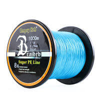 Angryfish 1000Meters 8x Braided Fishing Line 8 Colors Super PE Line Wear resistant