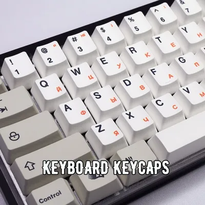 Hangul Key cap Custom Dye Sublimation OEM Profile PBT Keycaps for Mechanical Keyboard Custom DIY Japanese Russian keycap