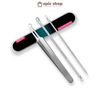 ที่กดสิว ชุดกดสิว อุปกรณ์กดสิว 3 ชิ้น พร้อมกล่อง Acne, blackhead removal tools 3 pcs