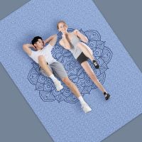 Extra large double yoga mat thickened  widened and lengthened TPE non slip mat household dance practice mat Yoga Mats