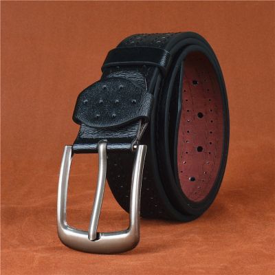 The new male buckle belts contracted joker needle belt business lay the ✲□