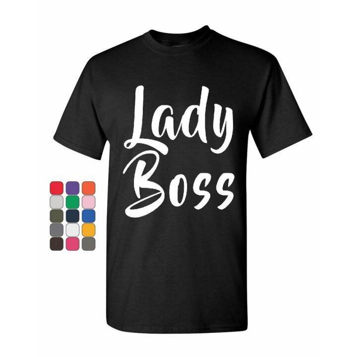 เสื้อยืดลําลองสําหรับผู้ชายผู้หญิงแขนสั้นคอกลมลาย-funnys-rights-glam-power-feminist-60b6