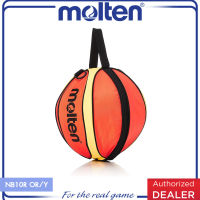 MOLTEN กระเป๋าใส่บาสเก็ตบอล Basketball Bag NB10R OR/Y (550)