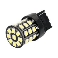 T20 10ชิ้น W21W WY21W 33 Smd 2835โคมไฟไฟ Led ท้ายรถไฟเบรคโคมไฟแบบสะท้อนรถตัวชี้วัดทิศทางแสงสีแดงสีขาวอำพันสีเหลือง