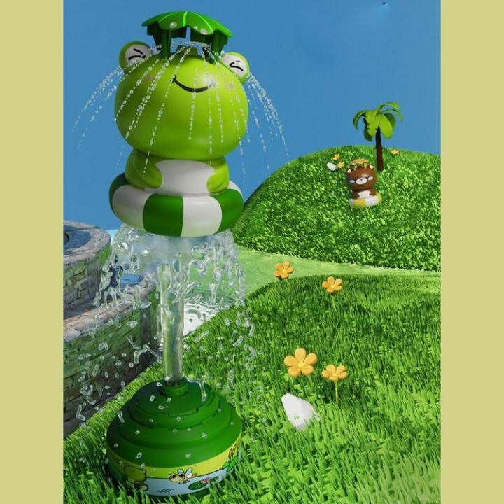 rotating-sprinkler-toy-animal-sprinkler-for-kids-outdoor-play-water-pressure-kids-sprinkler-rotating-for-boys-girls-bathroom-outdoor-yard-pool-summer-superb