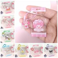 ANLOVE Kitty Cinnamoroll Kuromi Kuromi ที่วางโทรศัพท์พวงกุญแจอะคริลิค My Melody จี้คิตตี้ที่ตั้งโทรศัพท์มือถือพวงกุญแจแท่นวางโทรศัพท์จี้ Cinnamoroll ที่วางโทรศัพท์ผู้หญิงเด็กผู้หญิงผู้หญิง