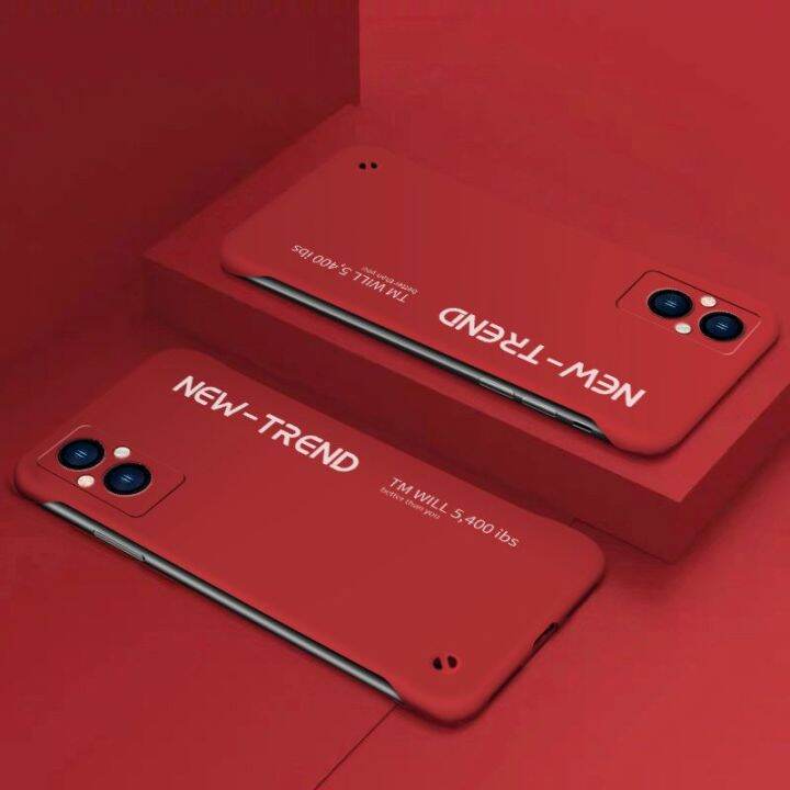 case-สำหรับ-oppo-reno7-z-5กรัมปลอกไร้ขอบเปลือกแข็งโทรศัพท์-case-อินเทรนด์แฟชั่นรวมทุกอย่าง-pc-ฮาร์ด-case-ปกหลังที่เรียบง่าย-f-rosted-โทรศัพท์-case