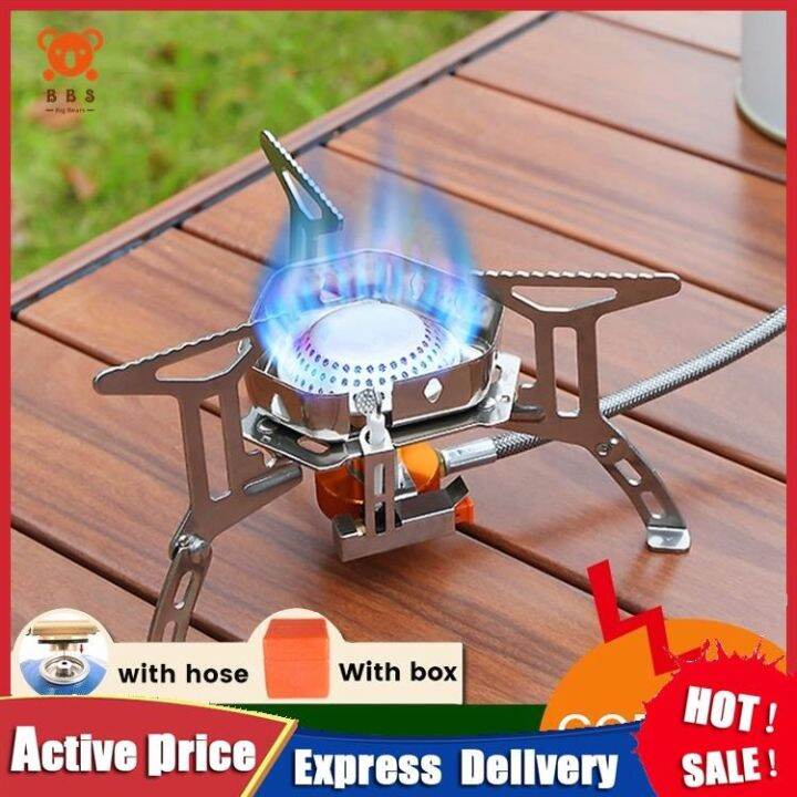 【BBS】Portable Camping Burner Stove Camping Gas Stove Butane Gas Stove ...