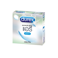 ดูเร็กซ์ ถุงยางอนามัย รุ่นแอรี่ Durex Airy 2 ชิ้น/1 กล่อง