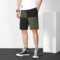 COD SDFERTREWWE Mens Beach Shorts Soft Korean Casual Big Pants Breeches Summer Splice Color Short [YoHomie]