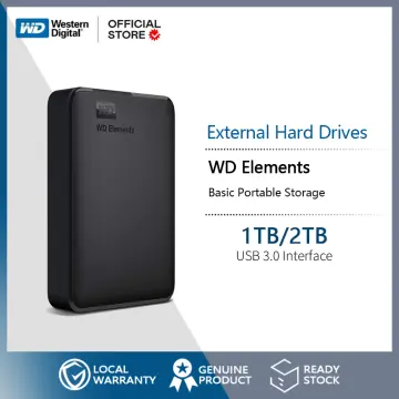 WD Elements Portable WDBUZG0010BBK - hard drive - 1 TB - USB 3.0 -  WDBUZG0010BBK-WESN - External Hard Drives 