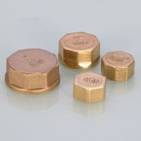 ❒▤ Brass Male Thread Hexagonal End Cap Pipe Hole Plug Cap Water Stop Valve Pipe Fitting Adapter Hardware Fittings Durable