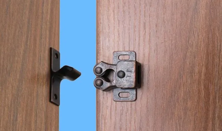 10pcs Push To Open Door lock Touch Latch Kitchen Cupboard Door Stopper  Drawer Soft Quiet Close