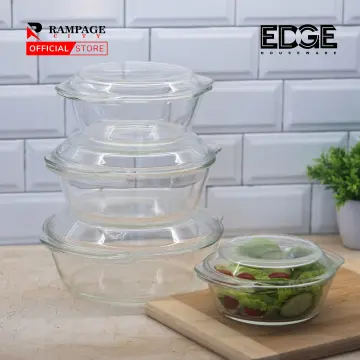 930ml Tempered Glass Casserole Dish Glass Food Storage Container