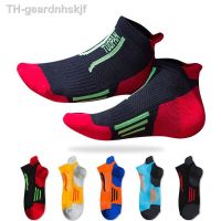 【hot】⊙  3 Pairs Men Sport Socks Outdoor Cycling Breathable Cotton Basketball Camping No Show Gym