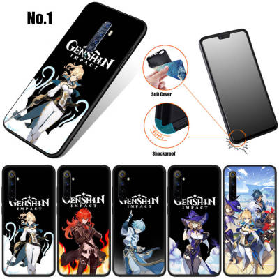 40GNN Genshin Impact อ่อนนุ่ม High Quality ซิลิโคน TPU Phone เคสโทรศัพท์ ปก หรับ Realme XT X2 A5 2 3 5 5S 5i 6 6i 7 7i 8 8S 8i 9 9i Pro Plus X Lite