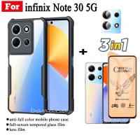 เคสโทรศัพท์ กันกระแทก สําหรับ infinix Note 30 5G Note30 ฟิล์มฝ้าเซรามิค ฟิล์มเลนส์กล้อง