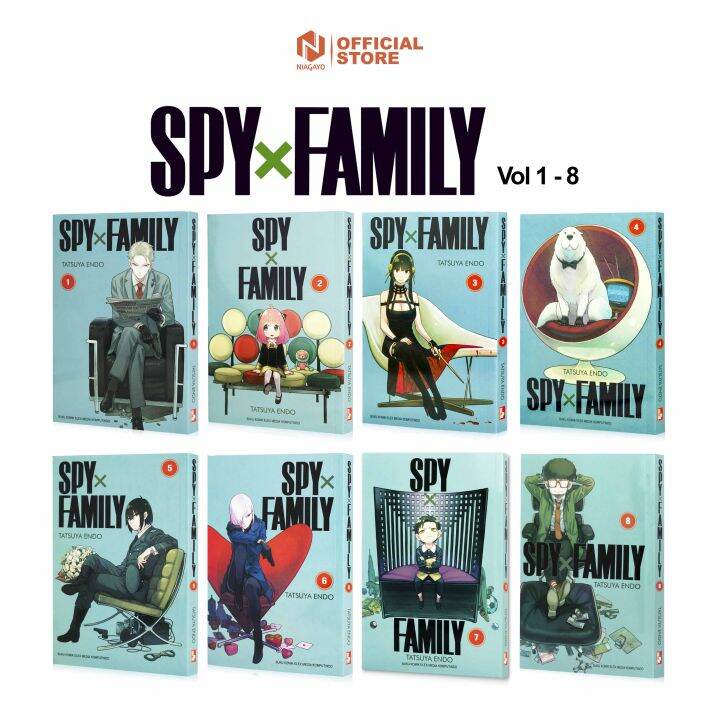 Buku Komik Spy X Family Series 1 2 3 4 5 6 7 8 - Tatsuya Endo | Lazada ...