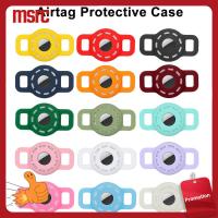 MSRC Hollow Silicone Dog Cat Collar GPS Finder Airtag Protective Case Air Tag Holder Tracker Protector Cover Pet Anti-lost Locator Sleeve